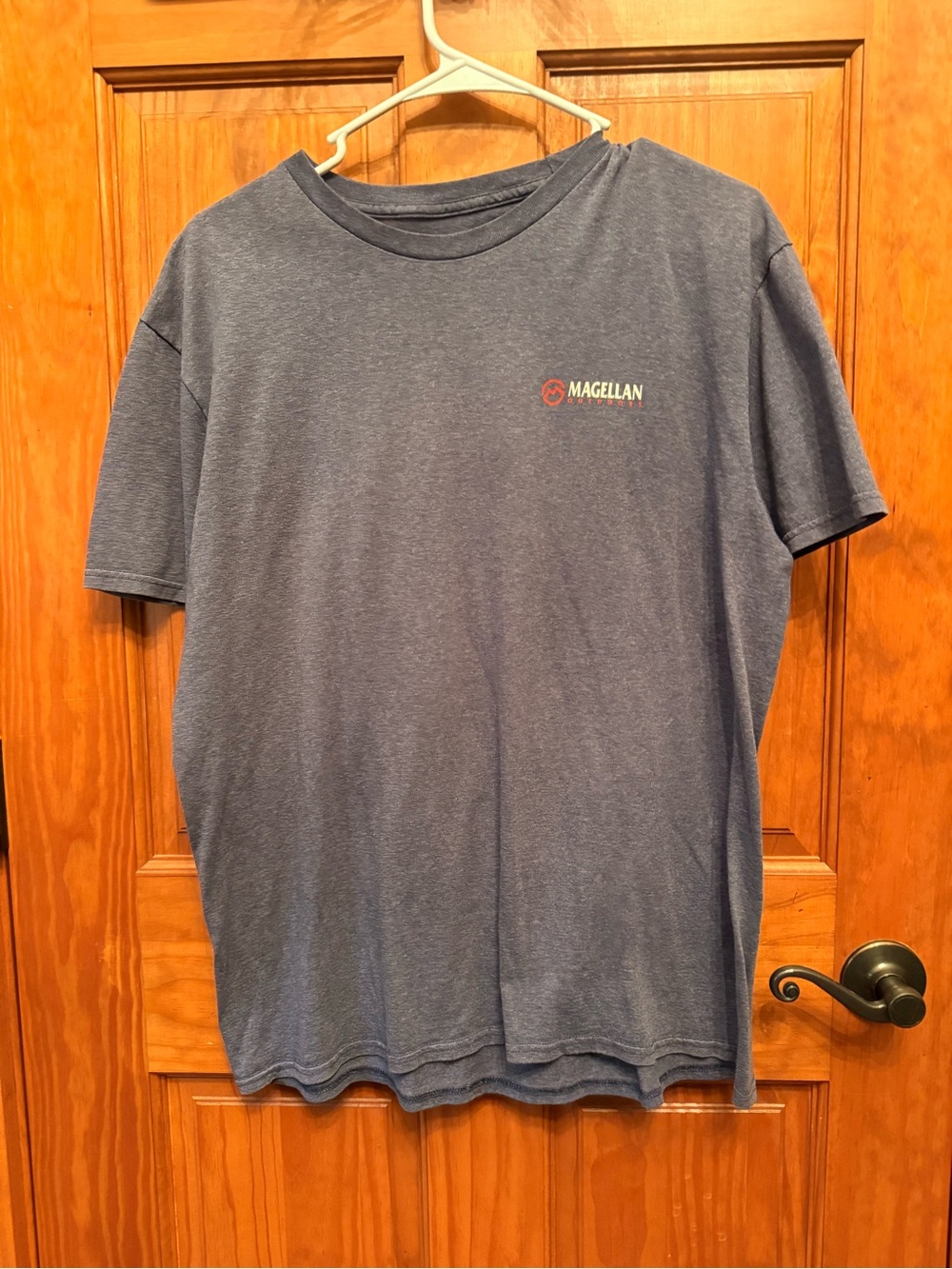 Magellan Outdoors Men's Slate Blue Short Sleeve Crew Tee